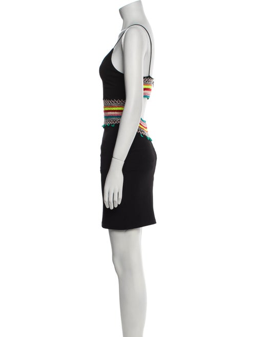 Alice + Olivia V-Neck Mini Dress