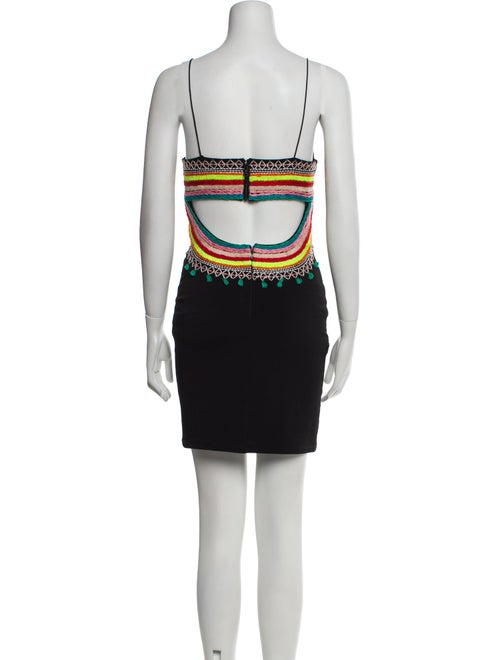 Alice + Olivia V-Neck Mini Dress