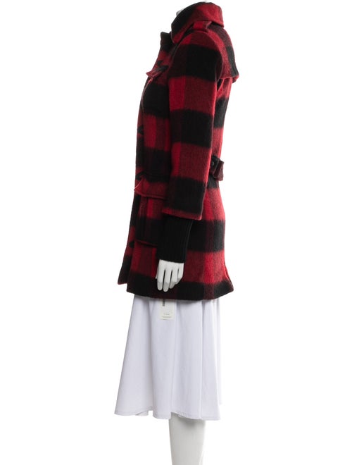 Alice + Olivia Wool Plaid Print Peacoat