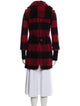 Alice + Olivia Wool Plaid Print Peacoat