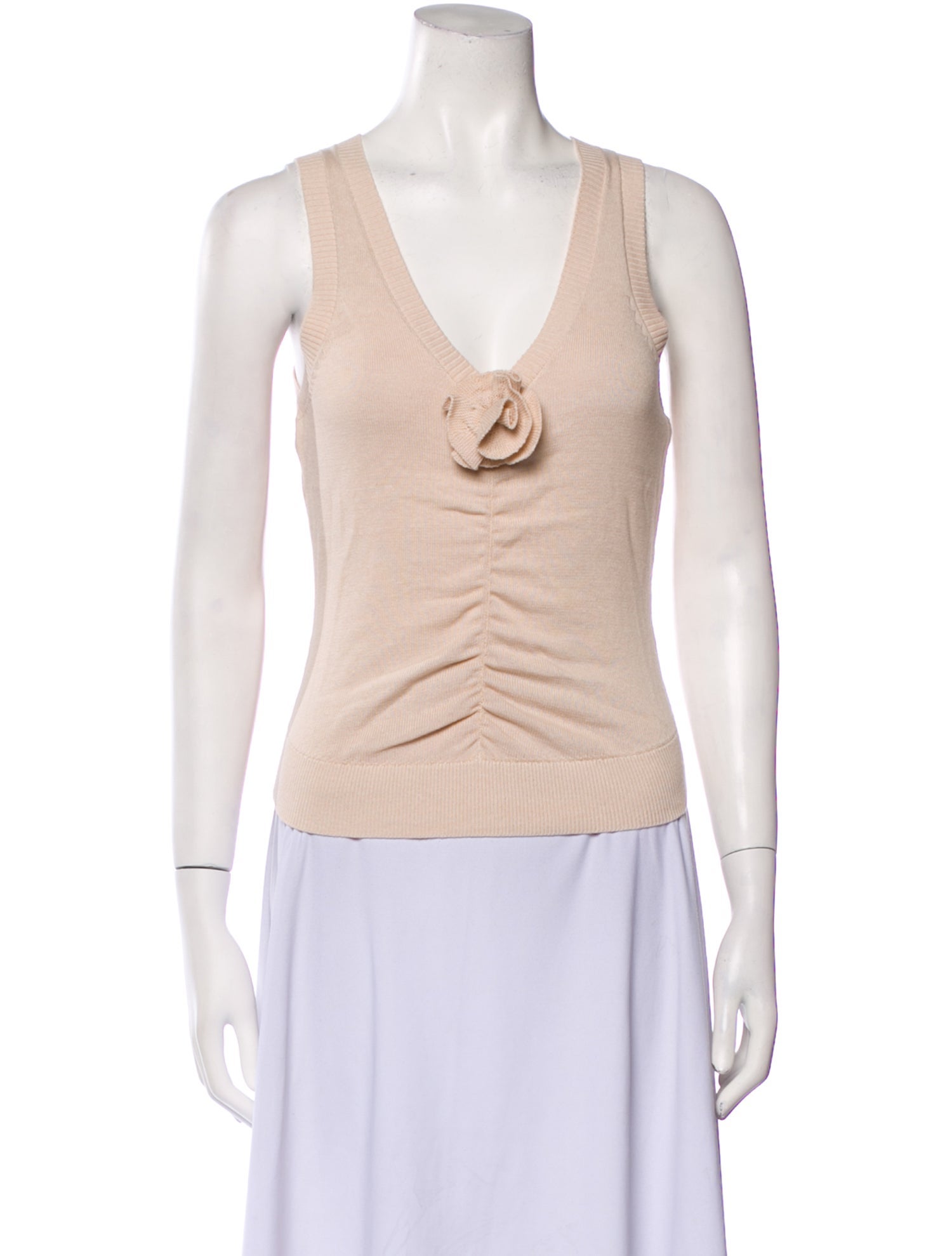 Alice + Olivia V-Neck Sleeveless Top w/ Tags