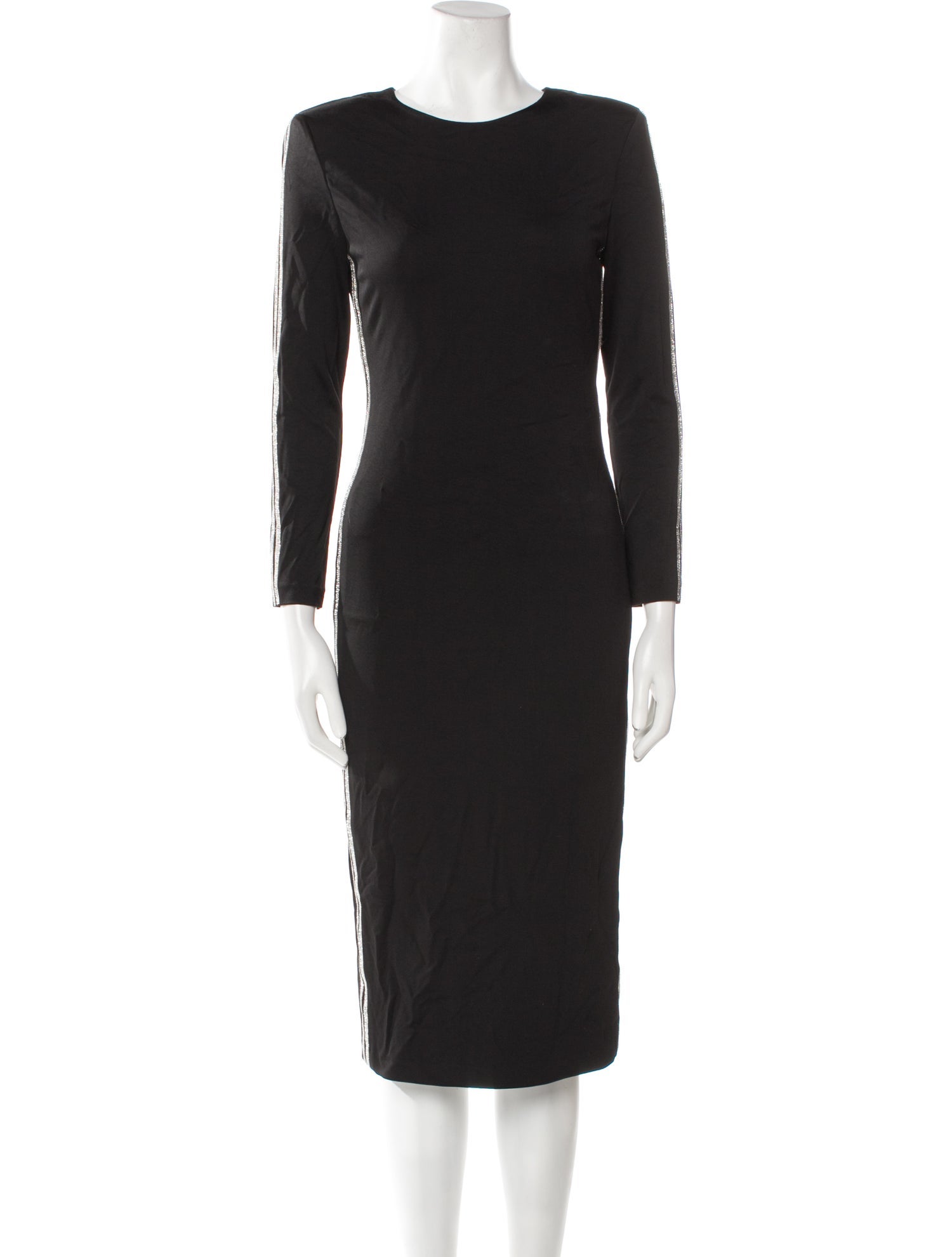 Alice + Olivia Bateau Neckline Midi Length Dress