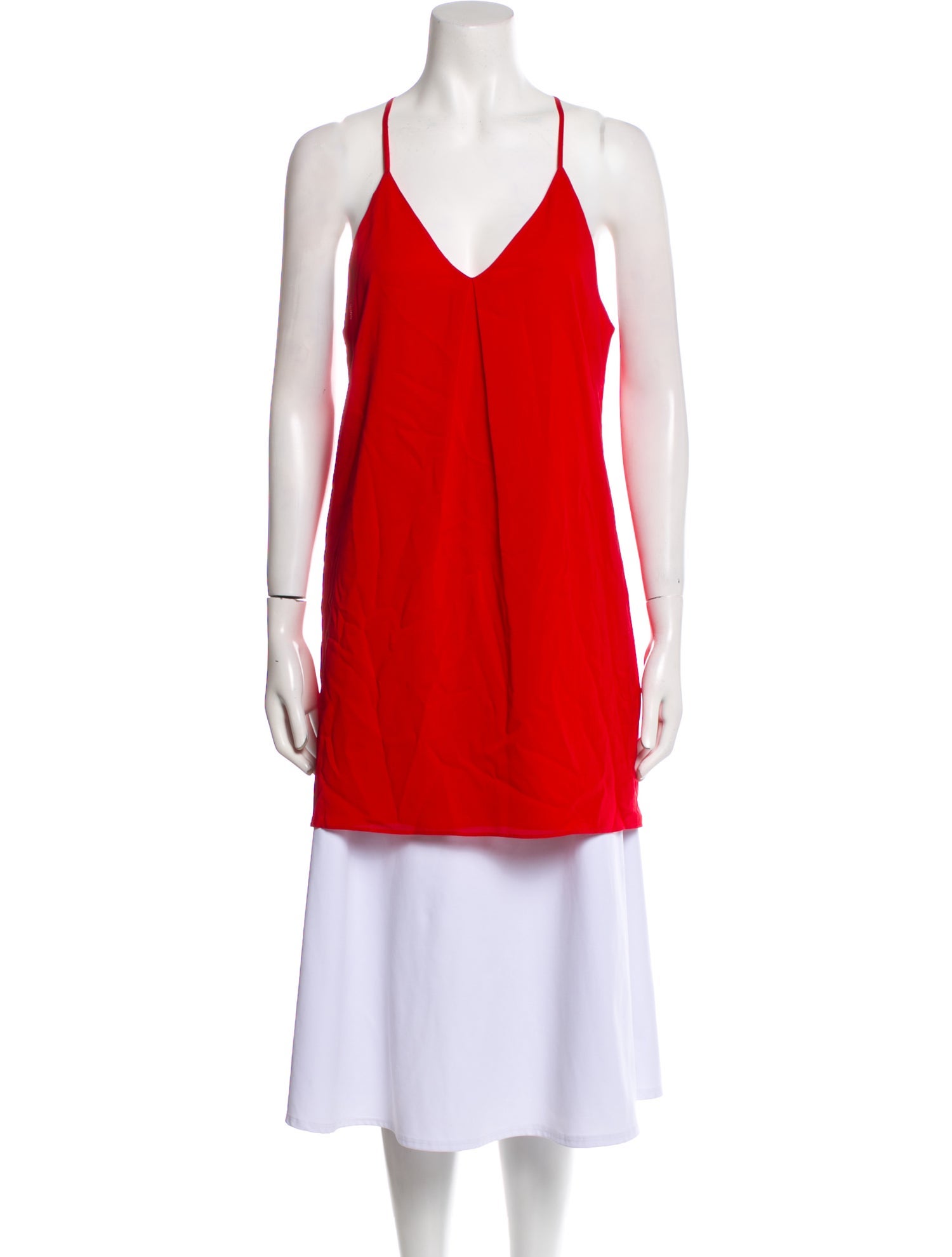 Alice + Olivia Silk V-Neck Tunic