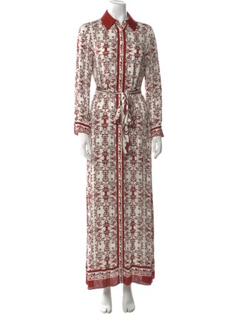 Alice + Olivia Printed Long Dress