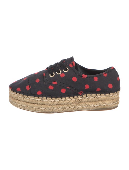 Alice + Olivia Canvas Polka Dot Print Espadrilles
