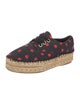 Alice + Olivia Canvas Polka Dot Print Espadrilles