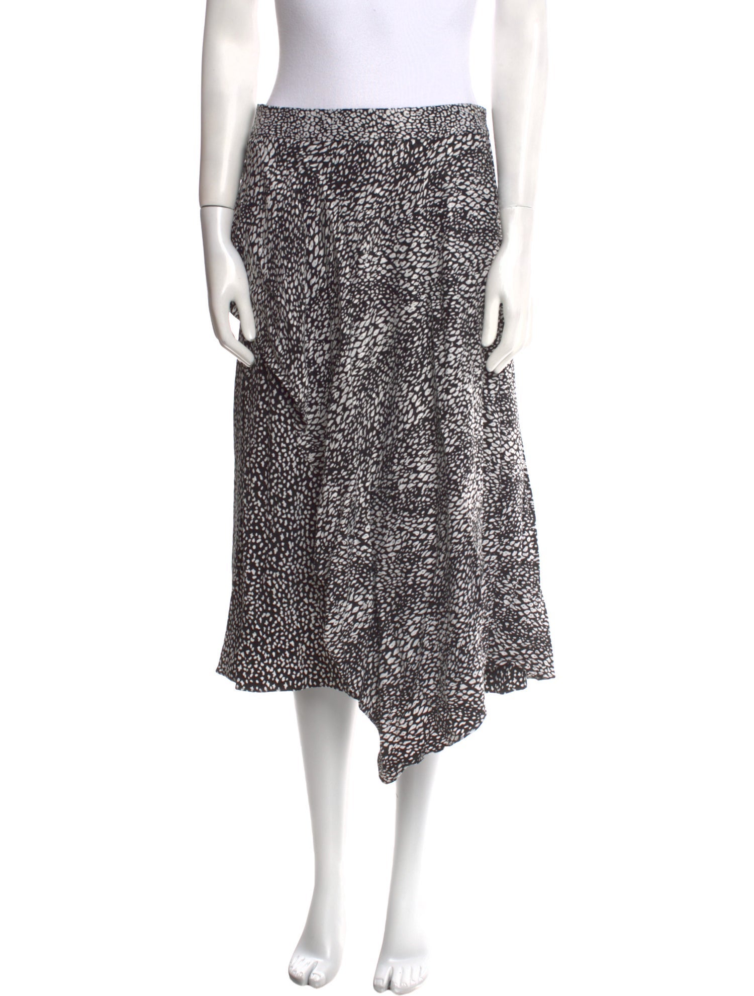 Alice + Olivia Printed Midi Length Skirt