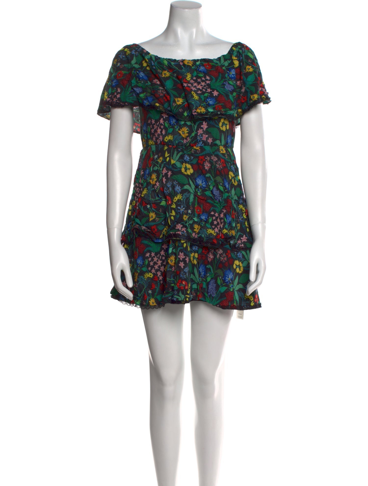 Alice + Olivia Floral Print Mini Dress