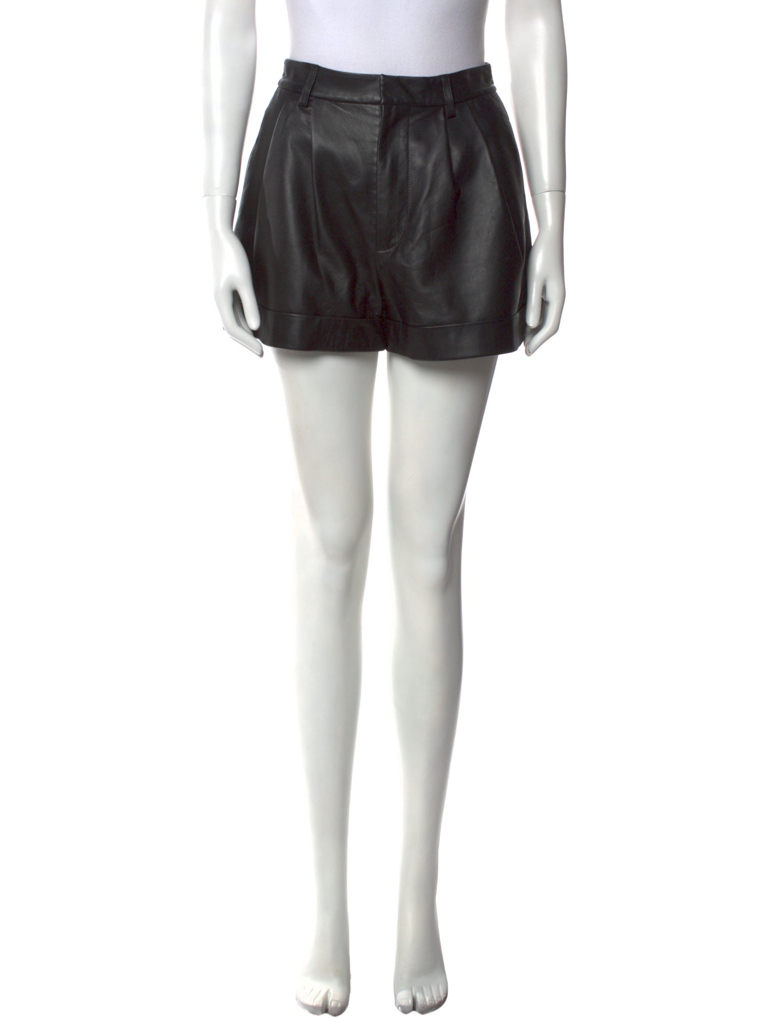 Alice + Olivia Leather Shorts
