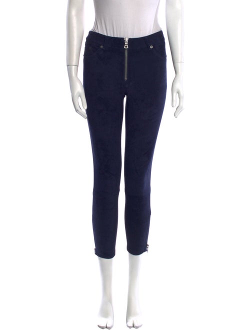 Alice + Olivia Lambskin Skinny Leg Pants