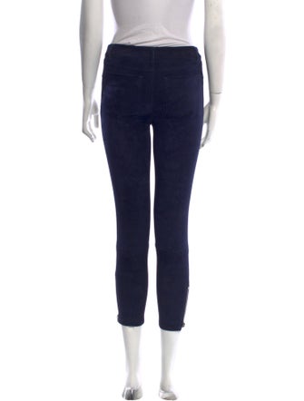 Alice + Olivia Lambskin Skinny Leg Pants