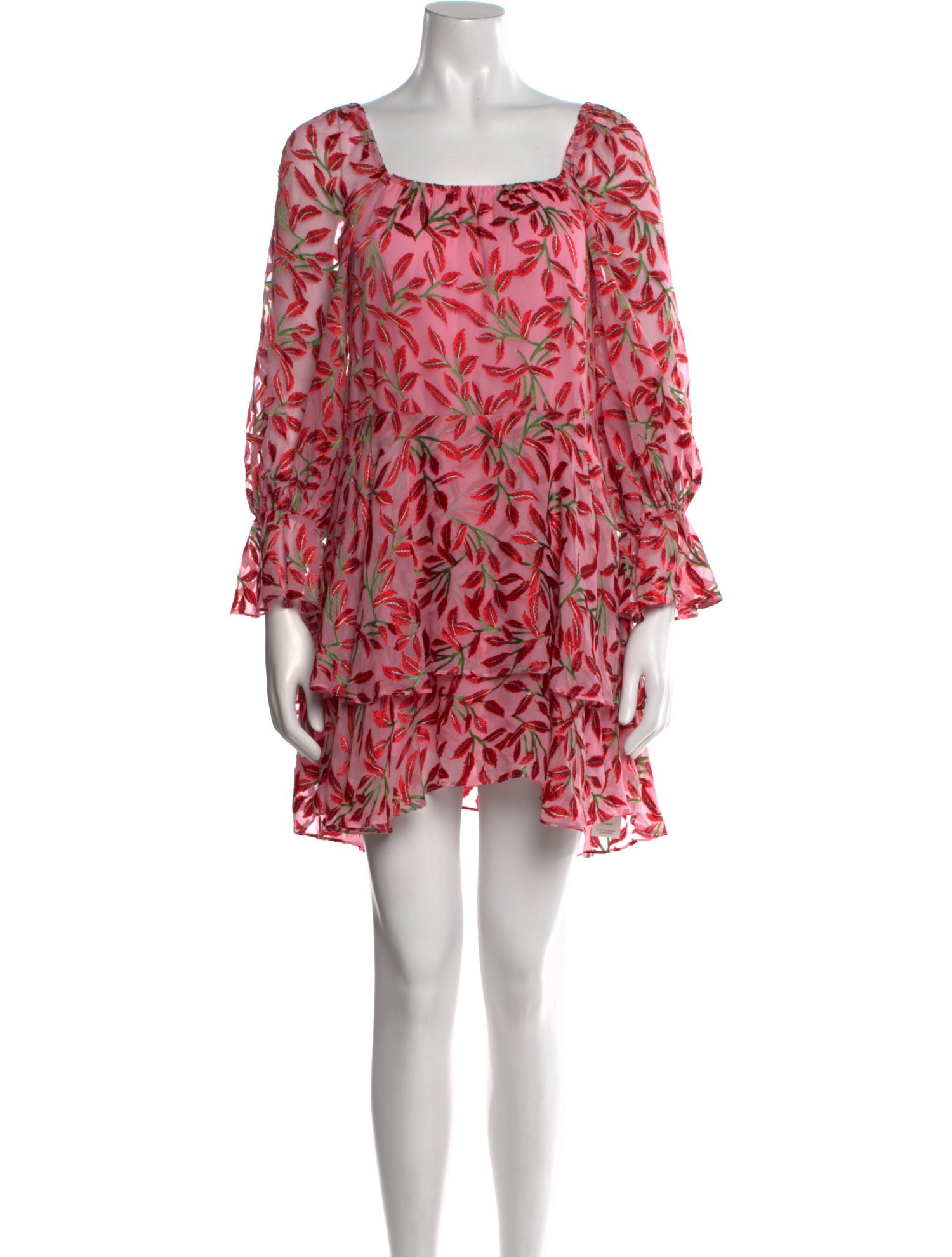 Alice + Olivia Floral Print Mini Dress