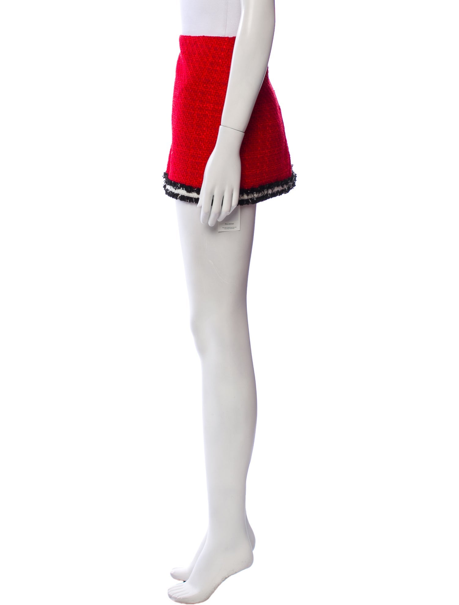Alice + Olivia Tweed Pattern Mini Skirt