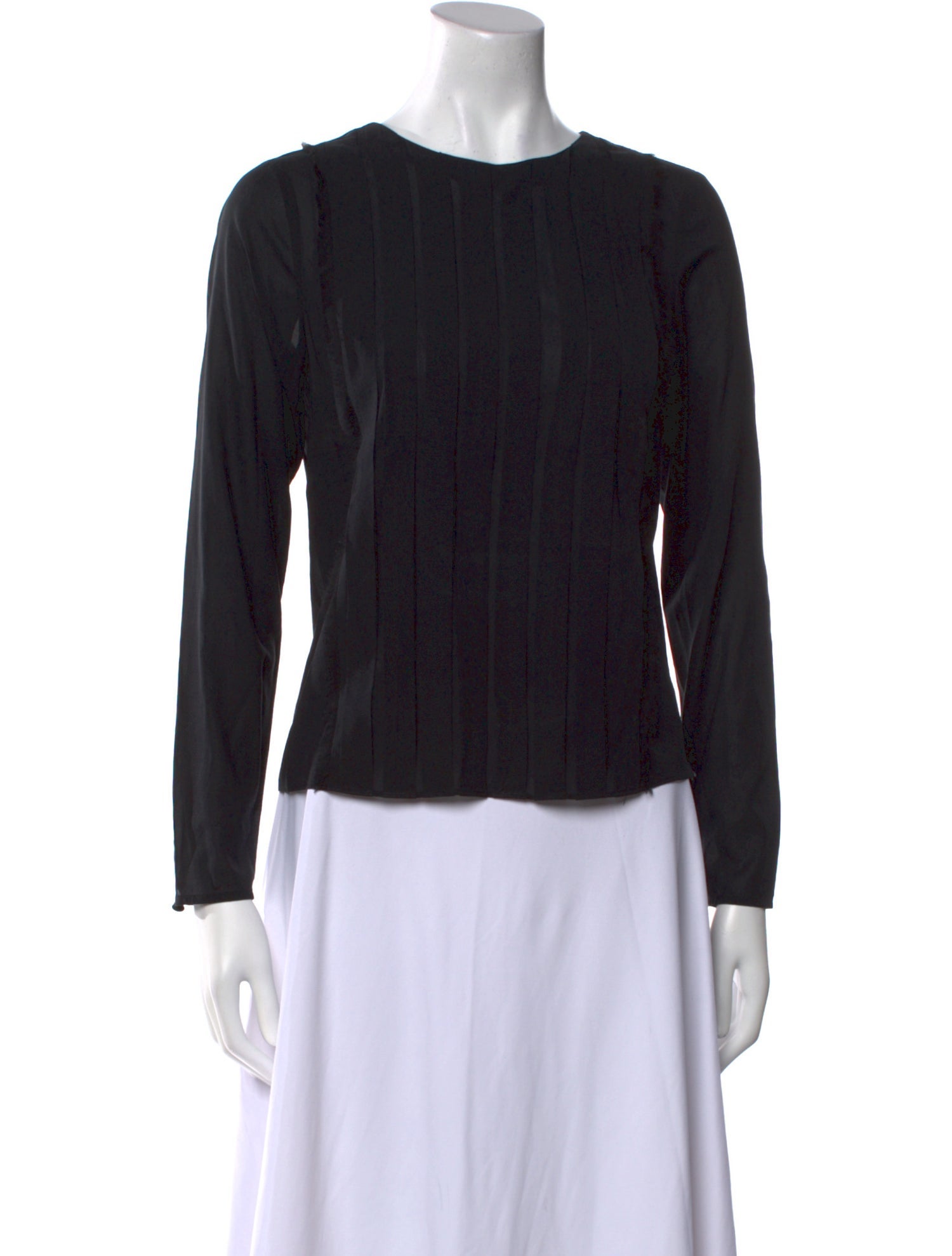 Alice + Olivia Crew Neck Long Sleeve Top