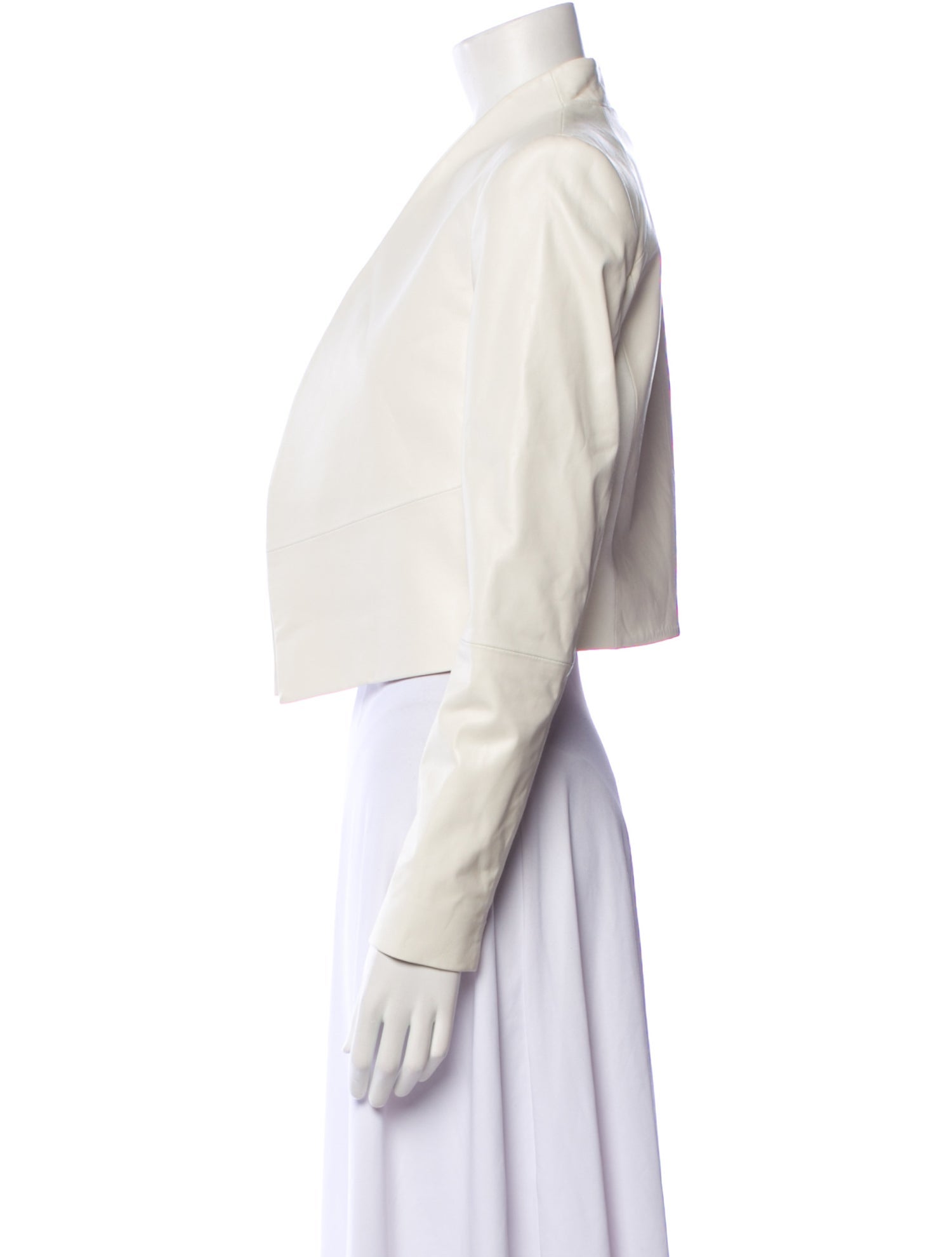 Alice + Olivia Leather Blazer