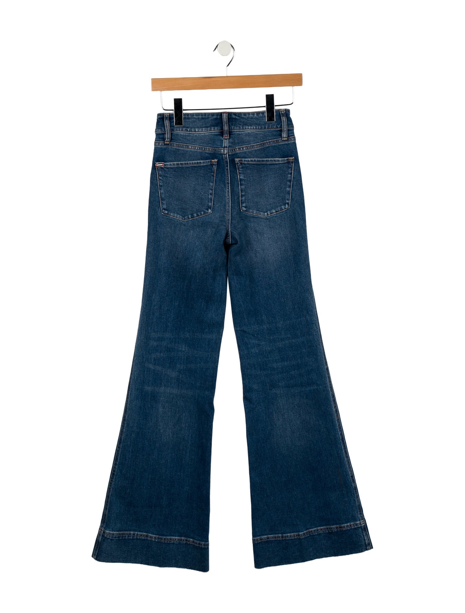 Alice + Olivia Mid-Rise Wide Leg Jeans