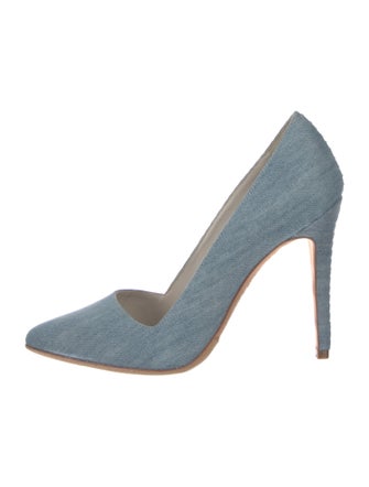 Alice + Olivia Denim Pumps