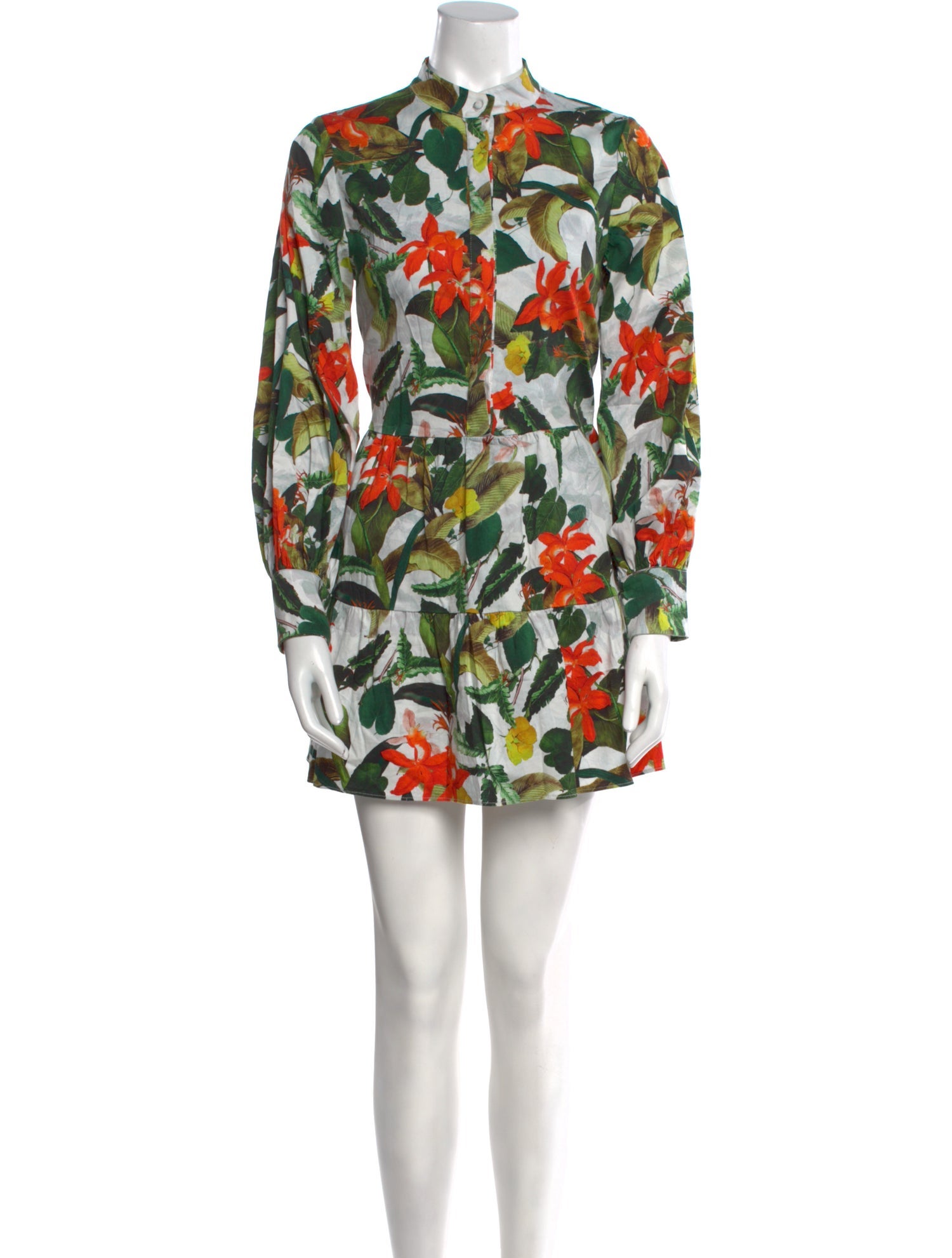 Alice + Olivia Floral Print Mini Dress