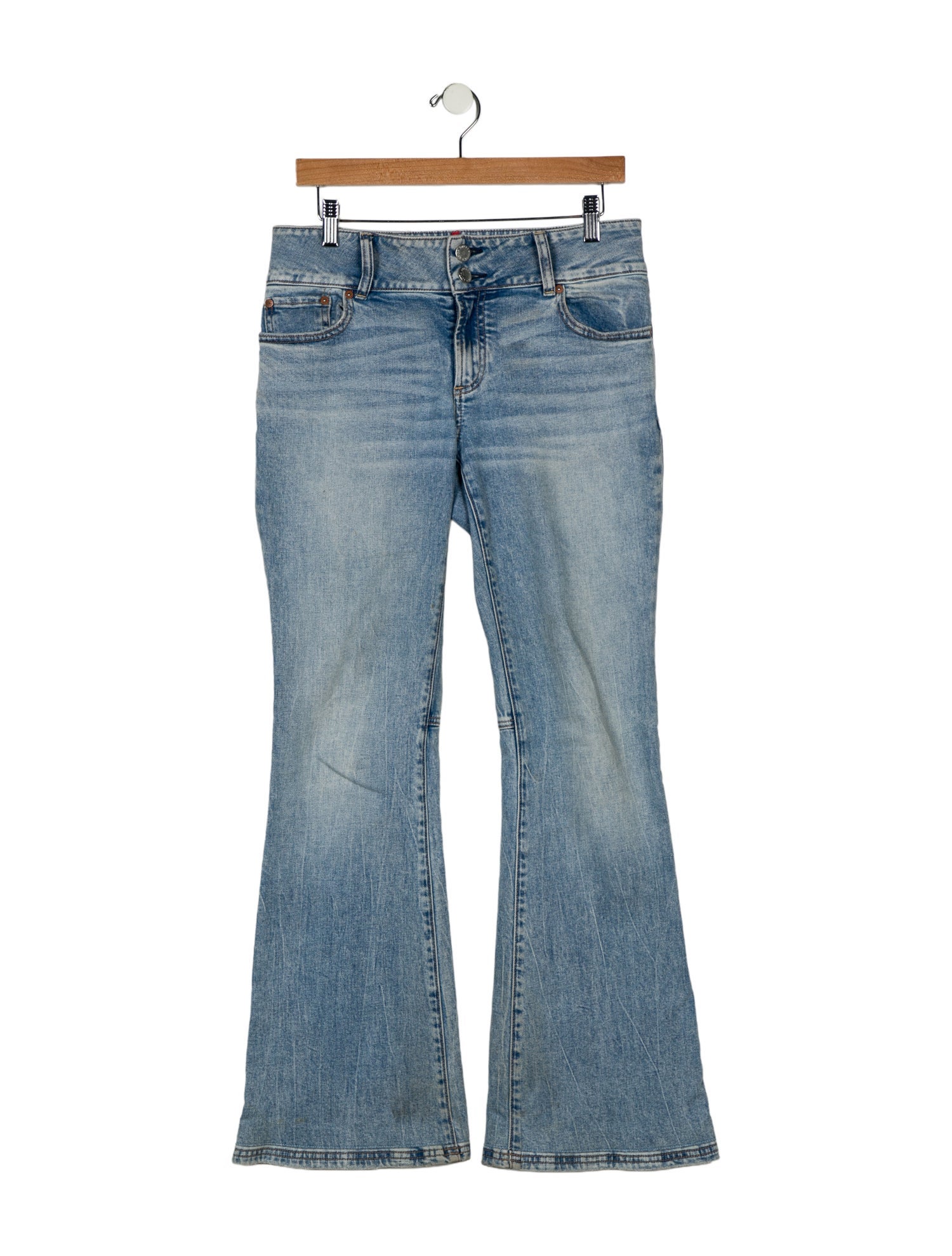 Alice + Olivia Mid-Rise Wide Leg Jeans