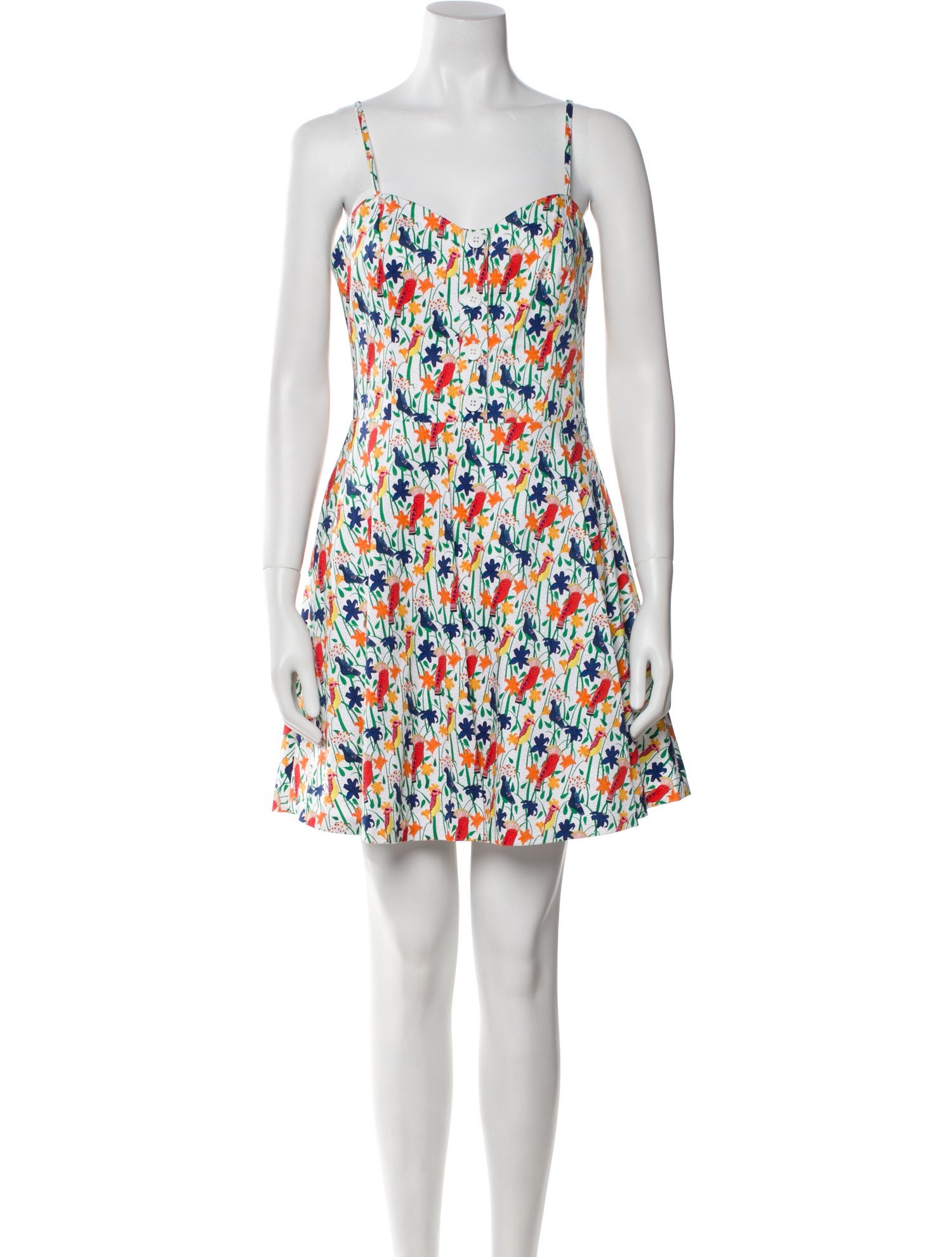 Alice + Olivia Floral Print Mini Dress