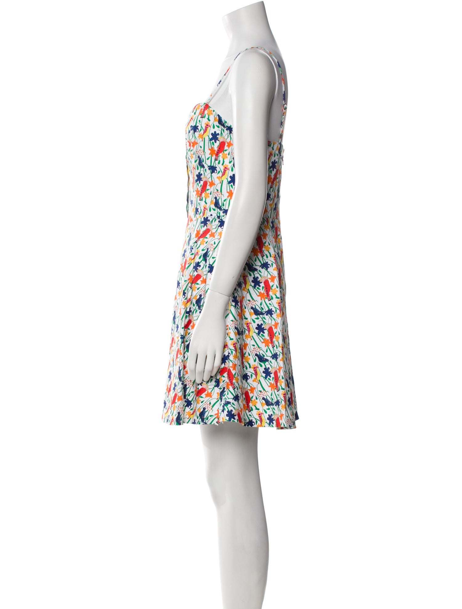 Alice + Olivia Floral Print Mini Dress
