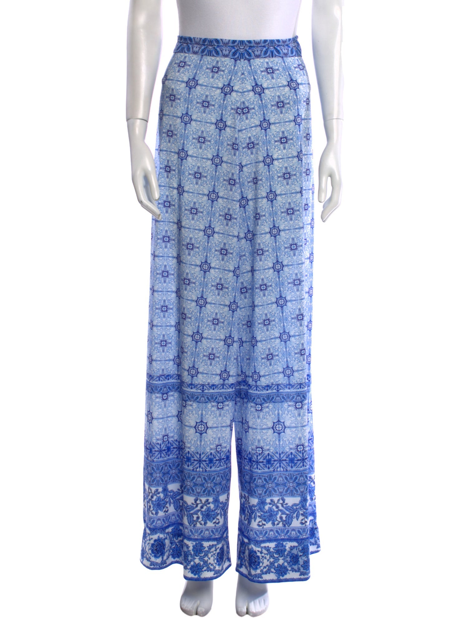 Alice + Olivia Floral Print Wide Leg Pants
