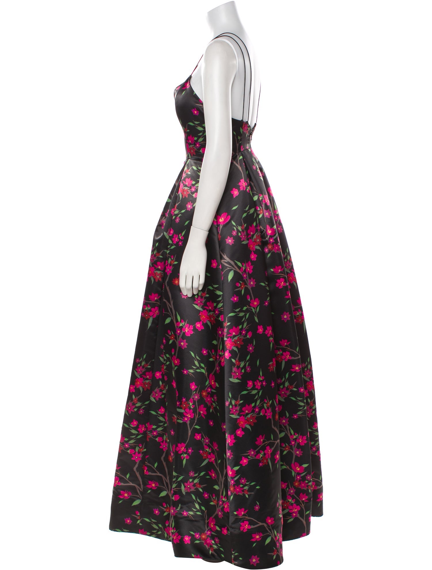 Alice + Olivia Floral Print Long Dress