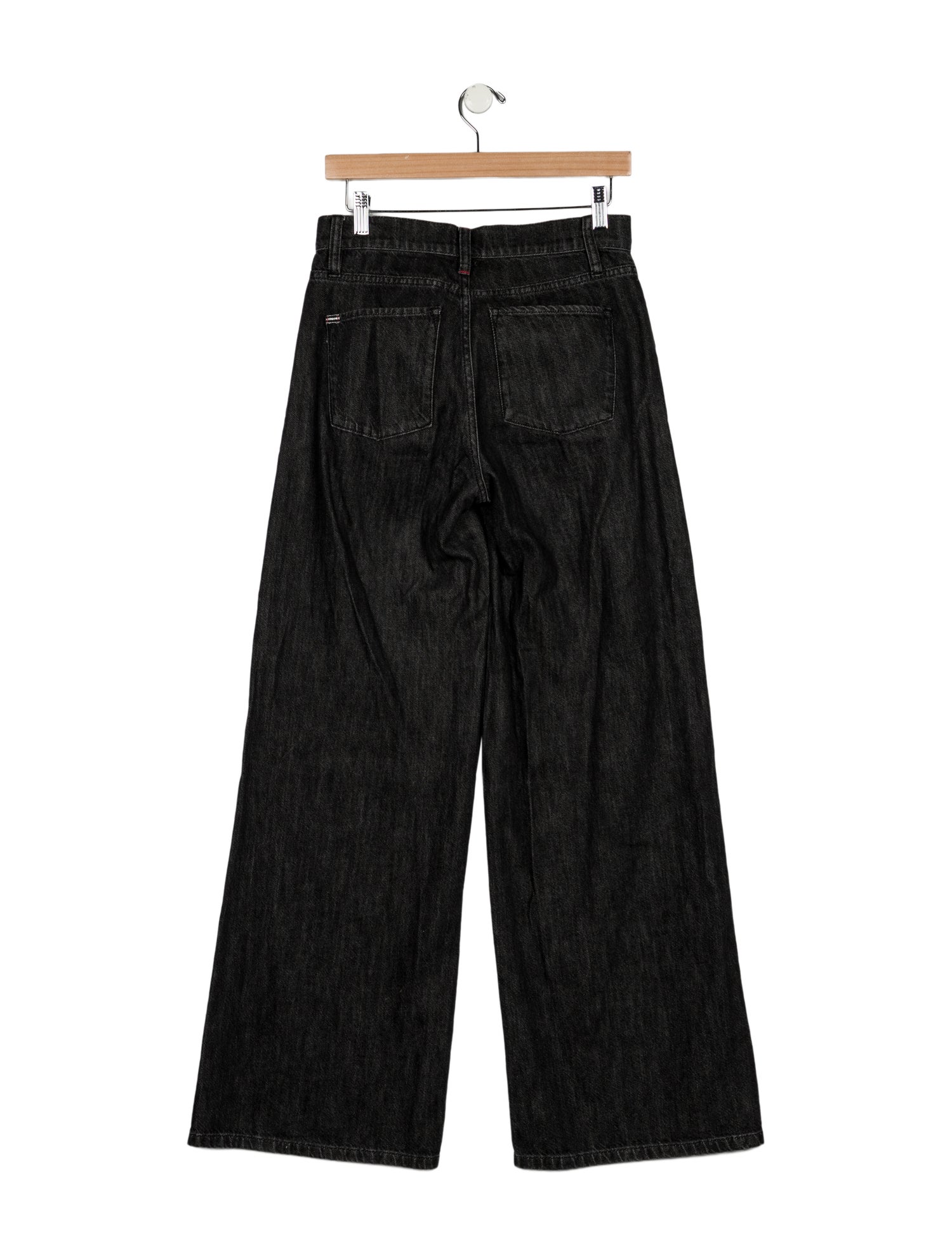Alice + Olivia Mid-Rise Wide Leg Jeans