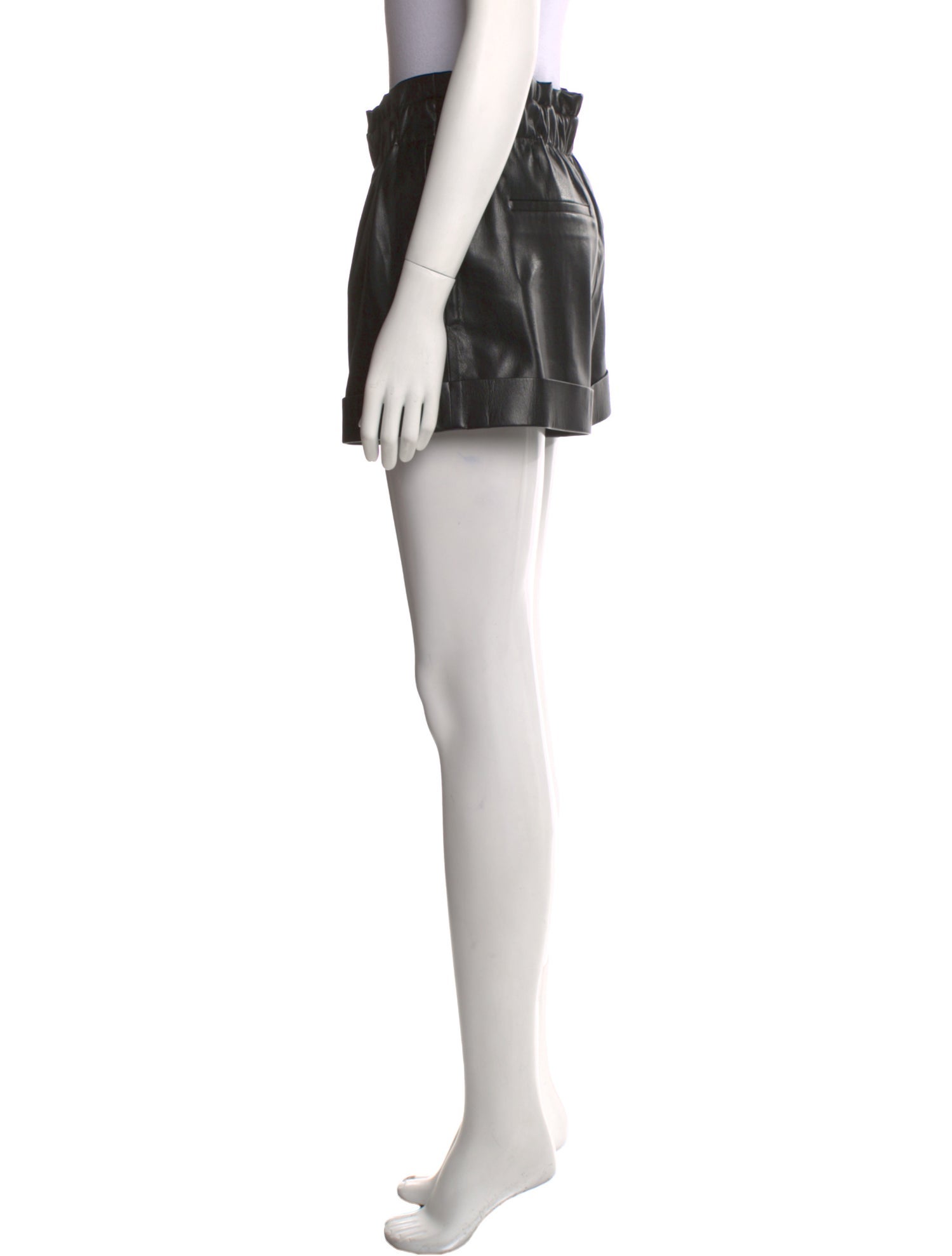 Alice + Olivia Faux Leather Mini Shorts w/ Tags