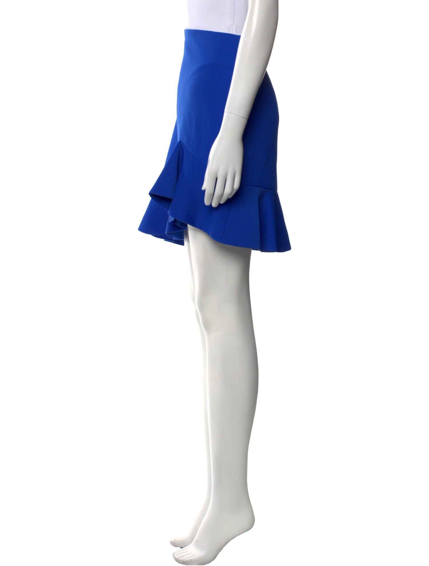 Alice + Olivia Ruffle Embellishment Mini Skirt