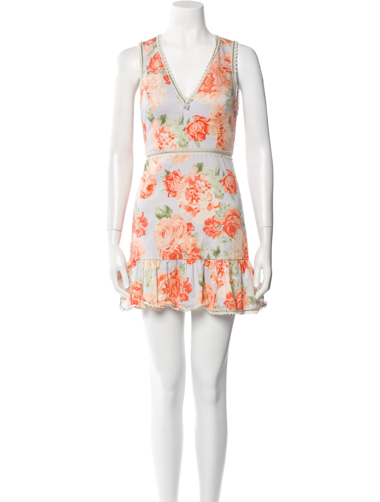 Alice + Olivia Floral Print Mini Dress