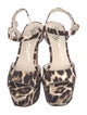 Alice + Olivia Animal Print Sandals