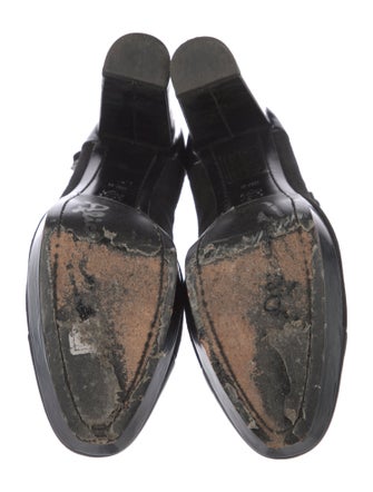 Alice + Olivia Suede T-Strap Pumps