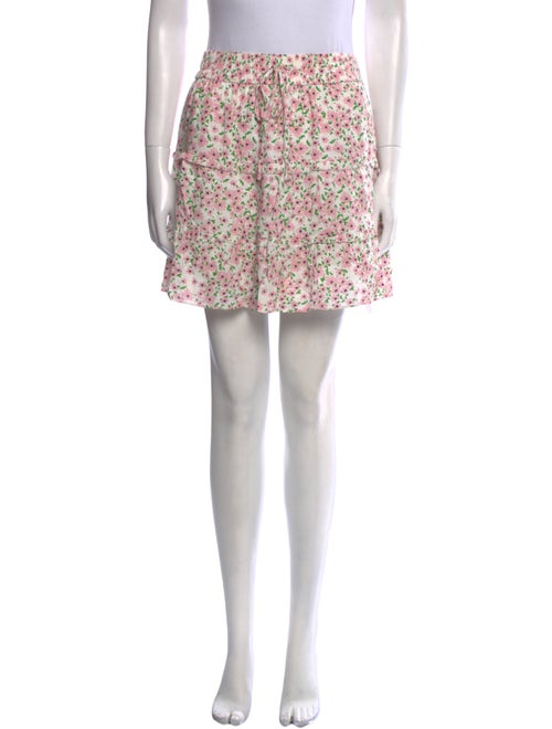 Alice + Olivia Floral Print Mini Skirt