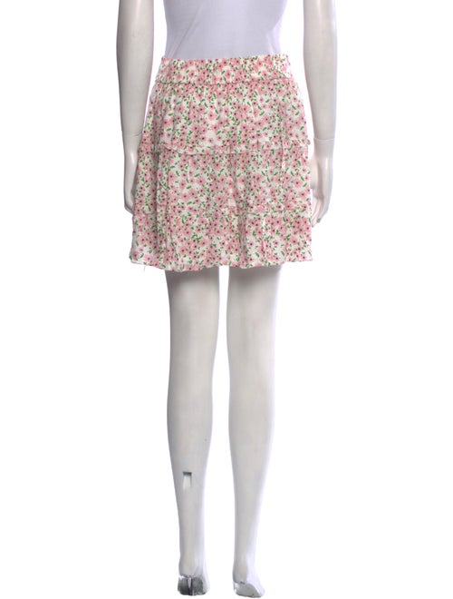 Alice + Olivia Floral Print Mini Skirt