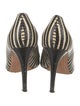 Alice + Olivia Leather Animal Print Pumps