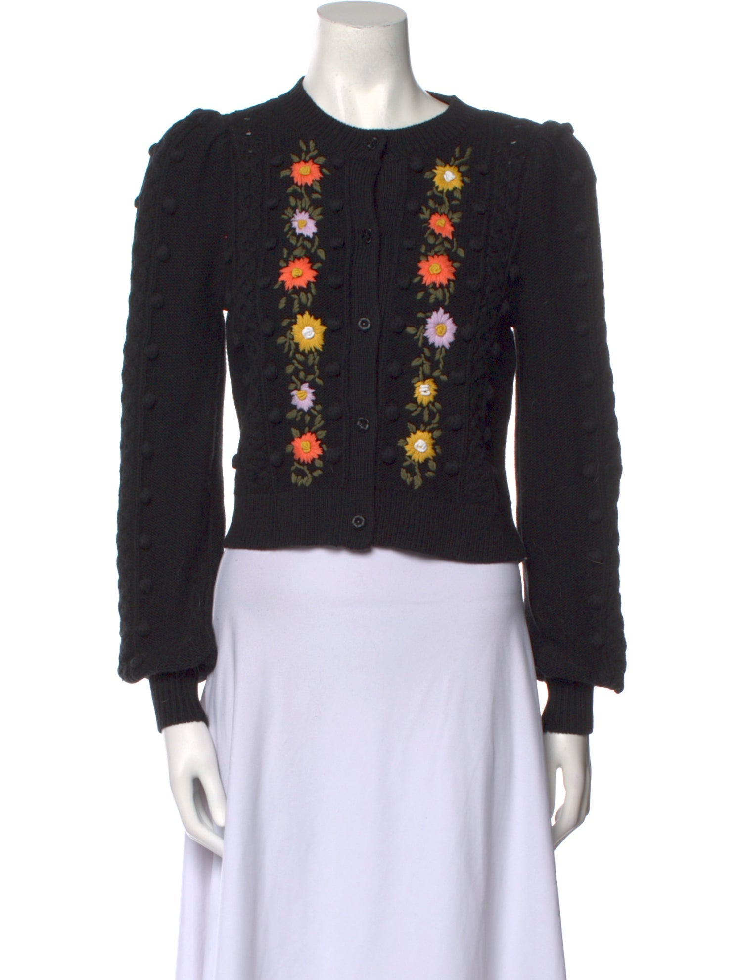 Alice + Olivia Floral Print Crew Neck Sweater w/ Tags