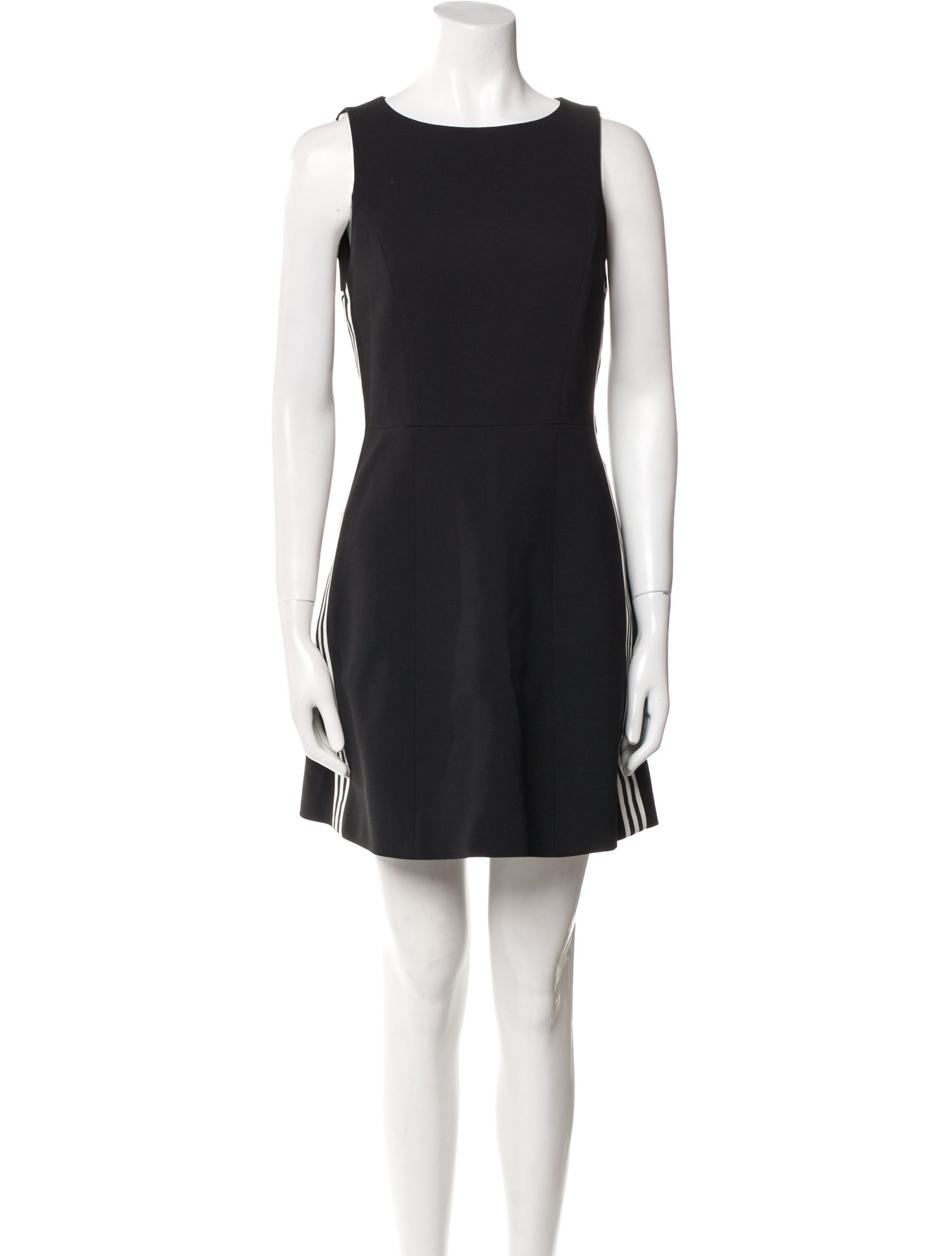 Alice + Olivia Bateau Neckline Mini Dress