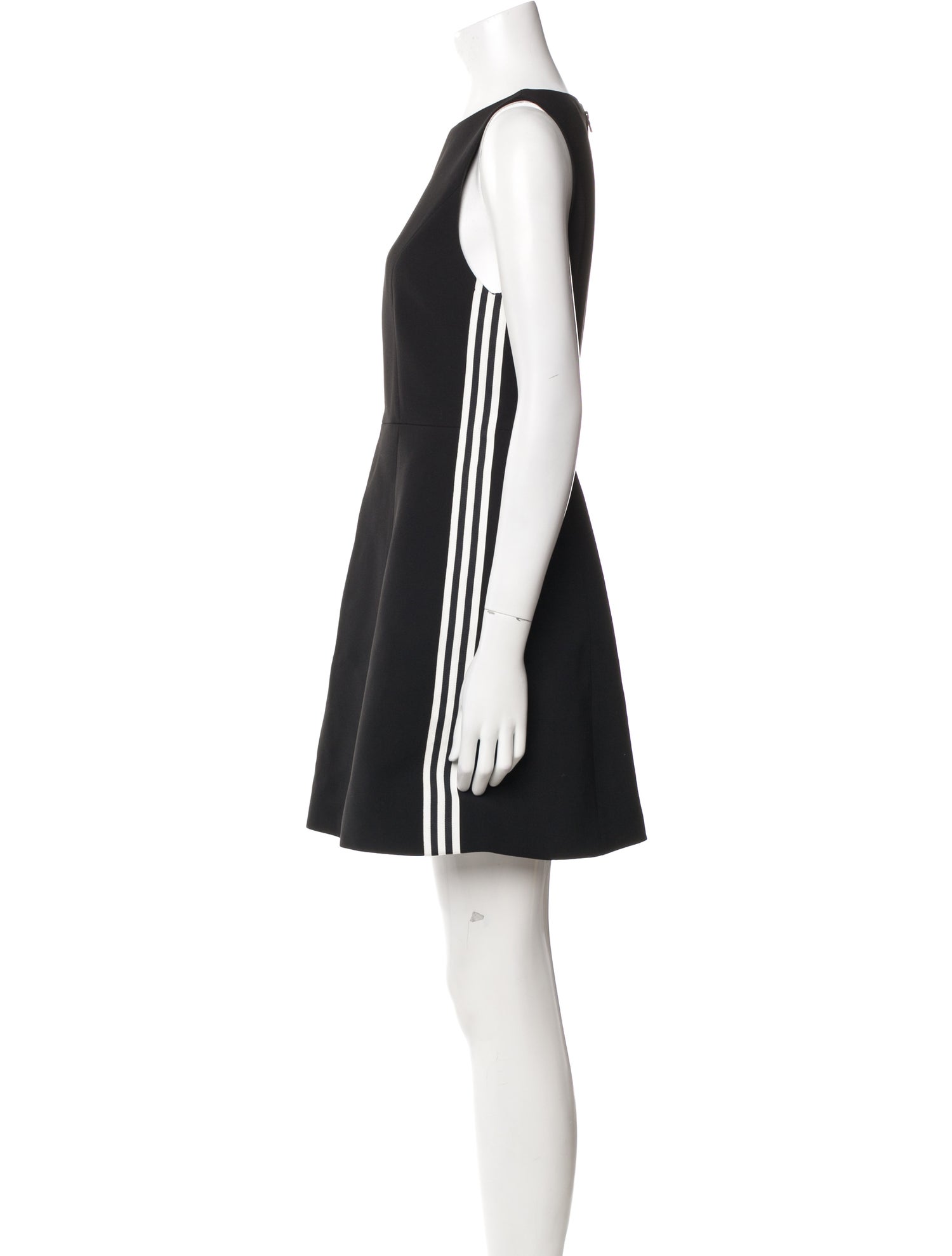 Alice + Olivia Bateau Neckline Mini Dress