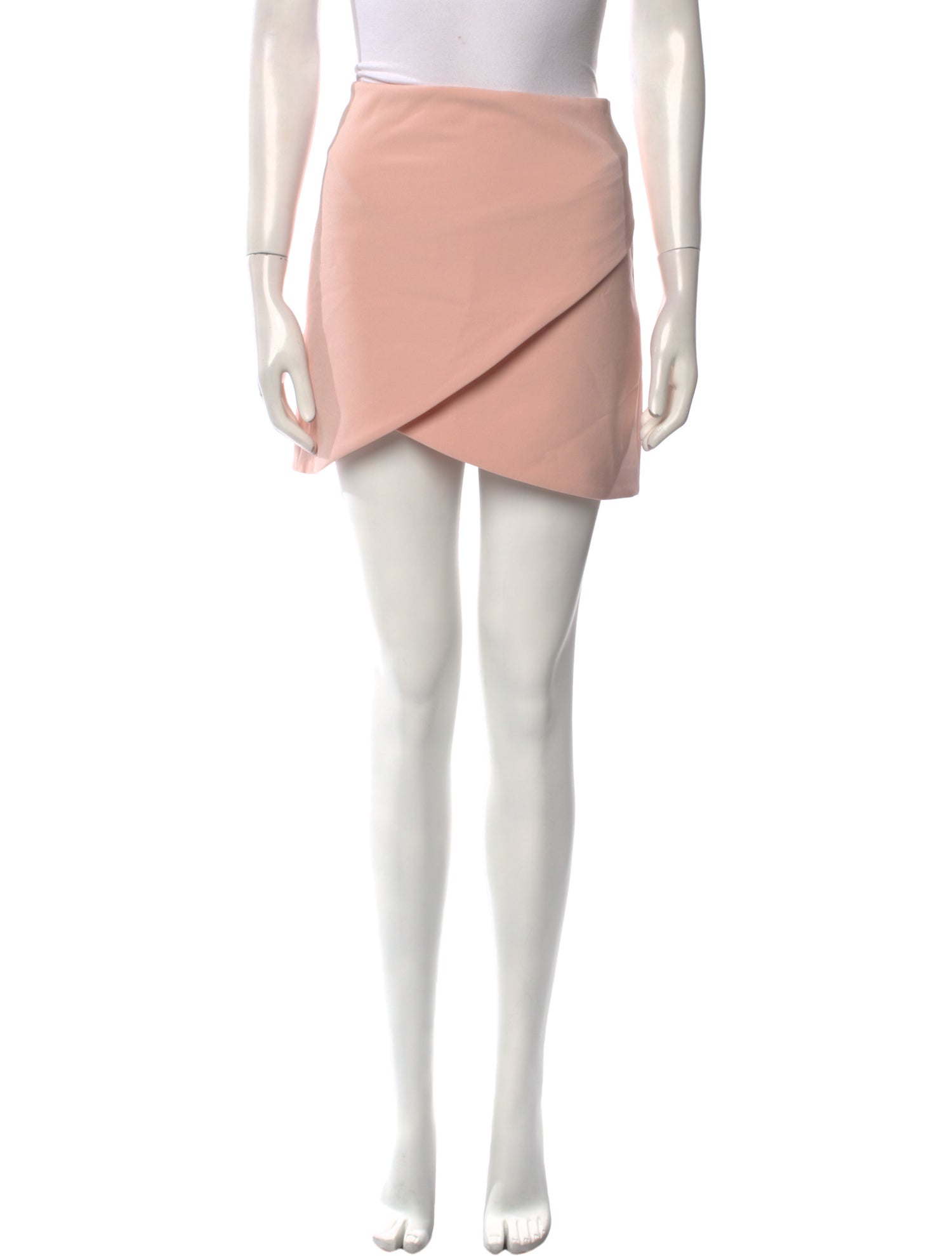 Alice + Olivia Pleated Accents Mini Skirt