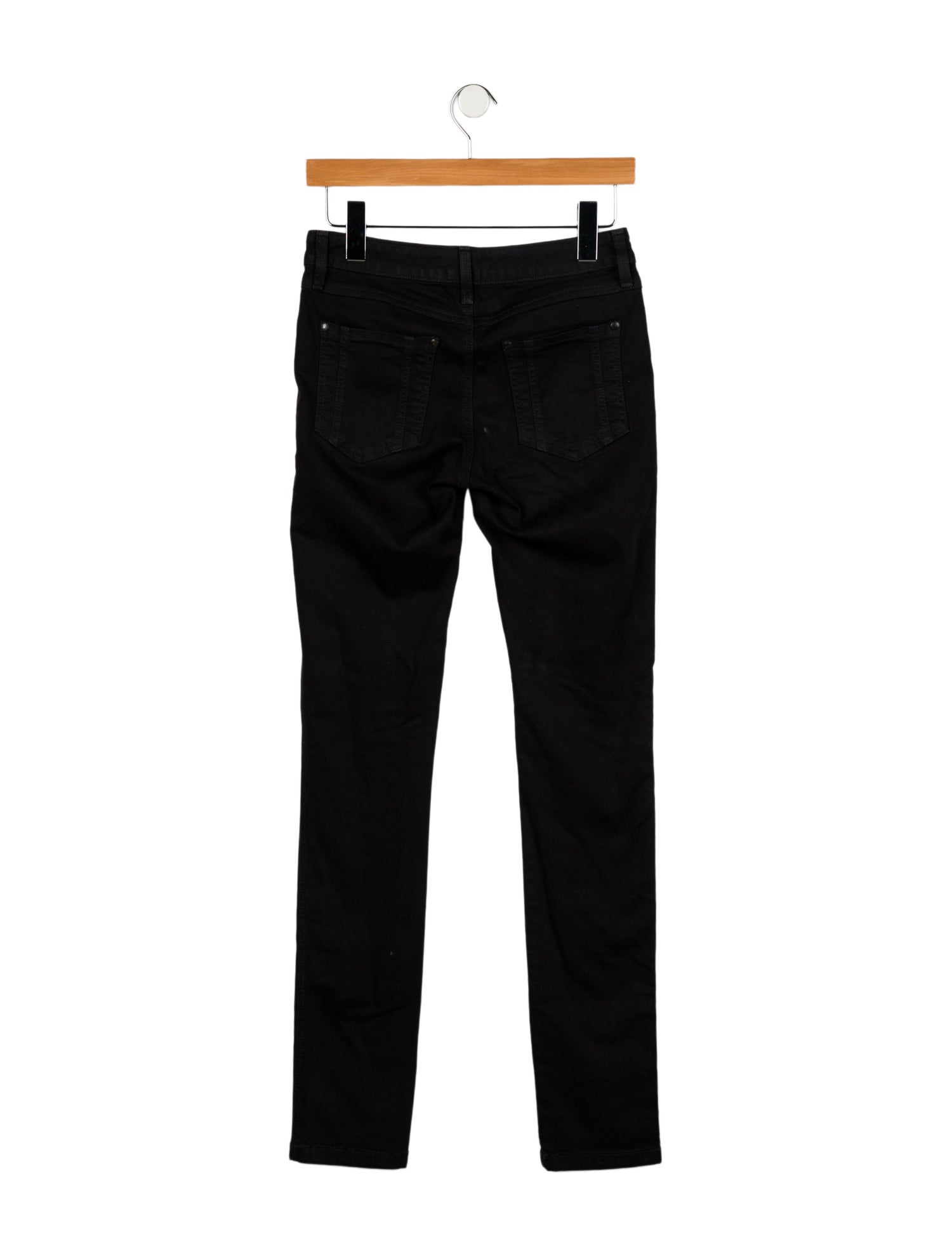 Alice + Olivia Mid-Rise Skinny Leg Jeans