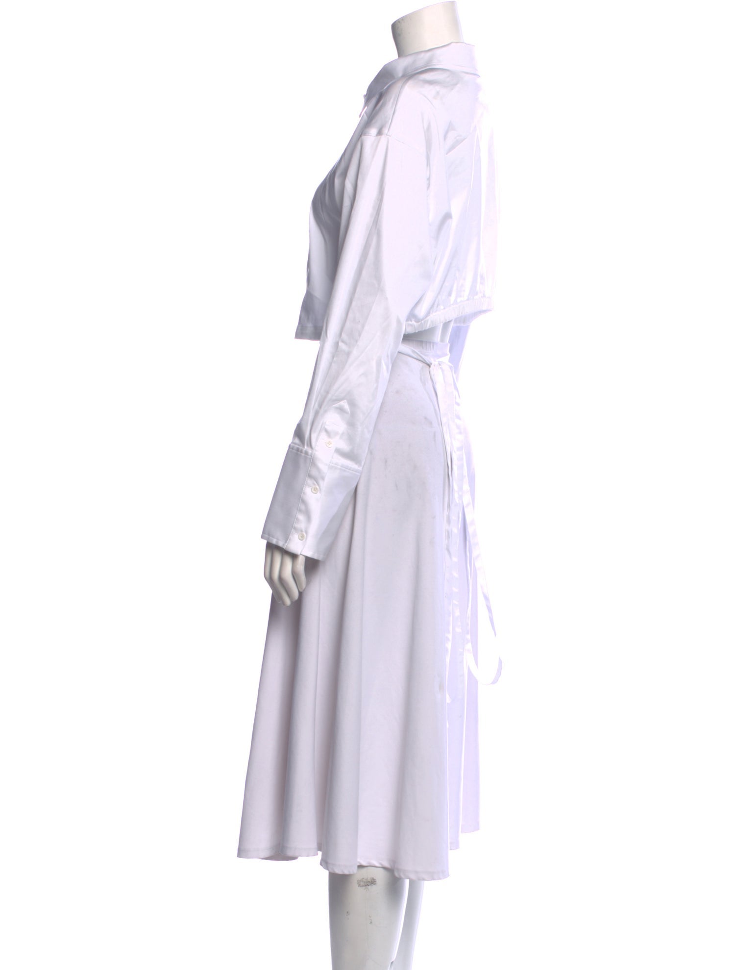 Alice + Olivia Long Sleeve Crop Top