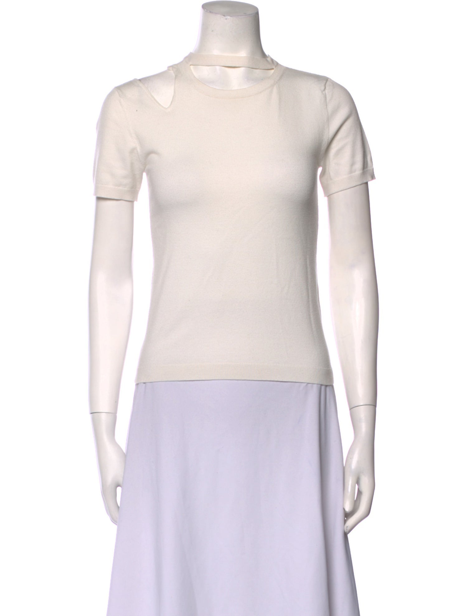 Alice + Olivia Crew Neck Short Sleeve Top