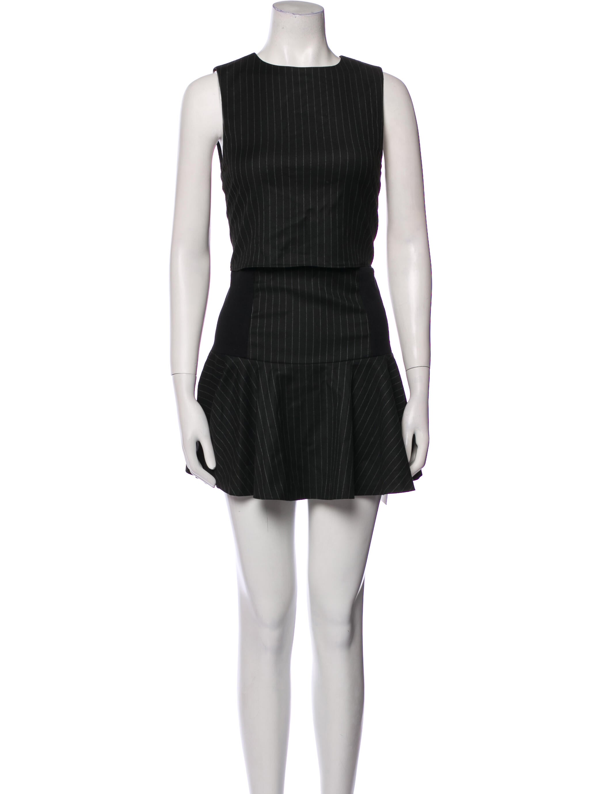 Alice + Olivia Striped Skirt Set