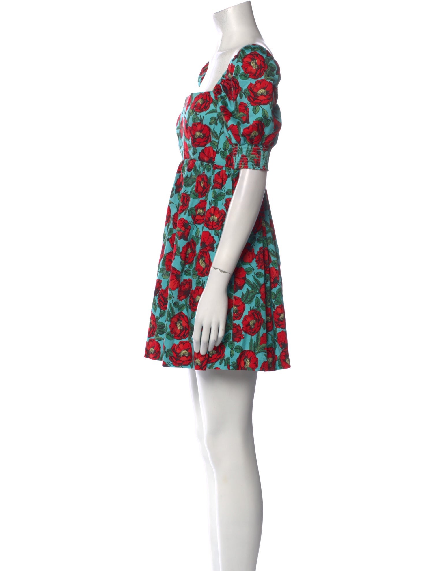 Alice + Olivia Floral Print Mini Dress