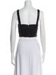 Alice + Olivia Square Neckline Sleeveless Crop Top