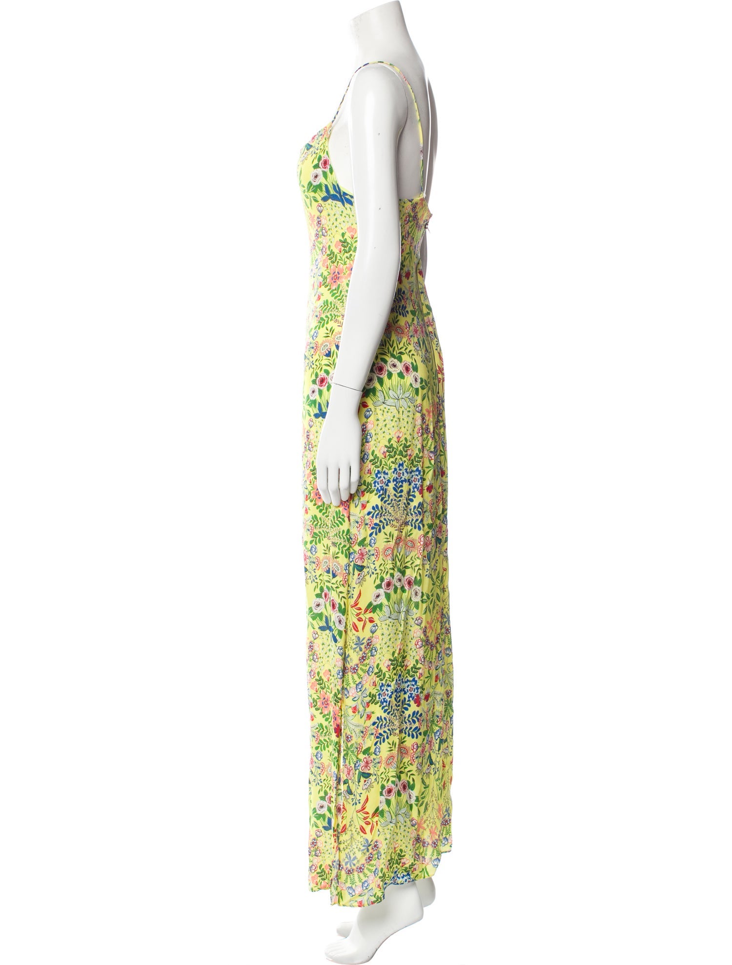 Alice + Olivia Floral Print Long Dress