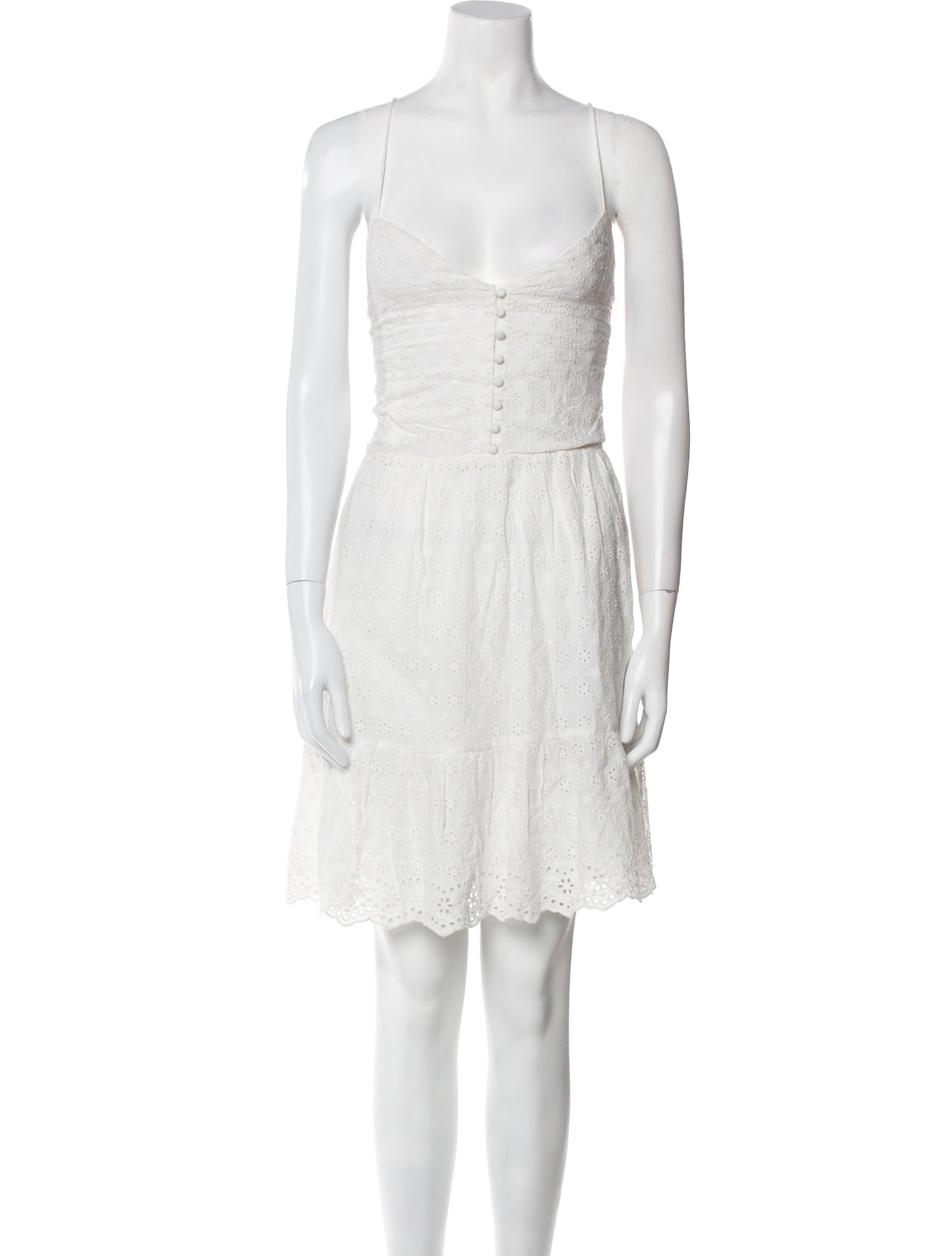 Alice + Olivia V-Neck Mini Dress