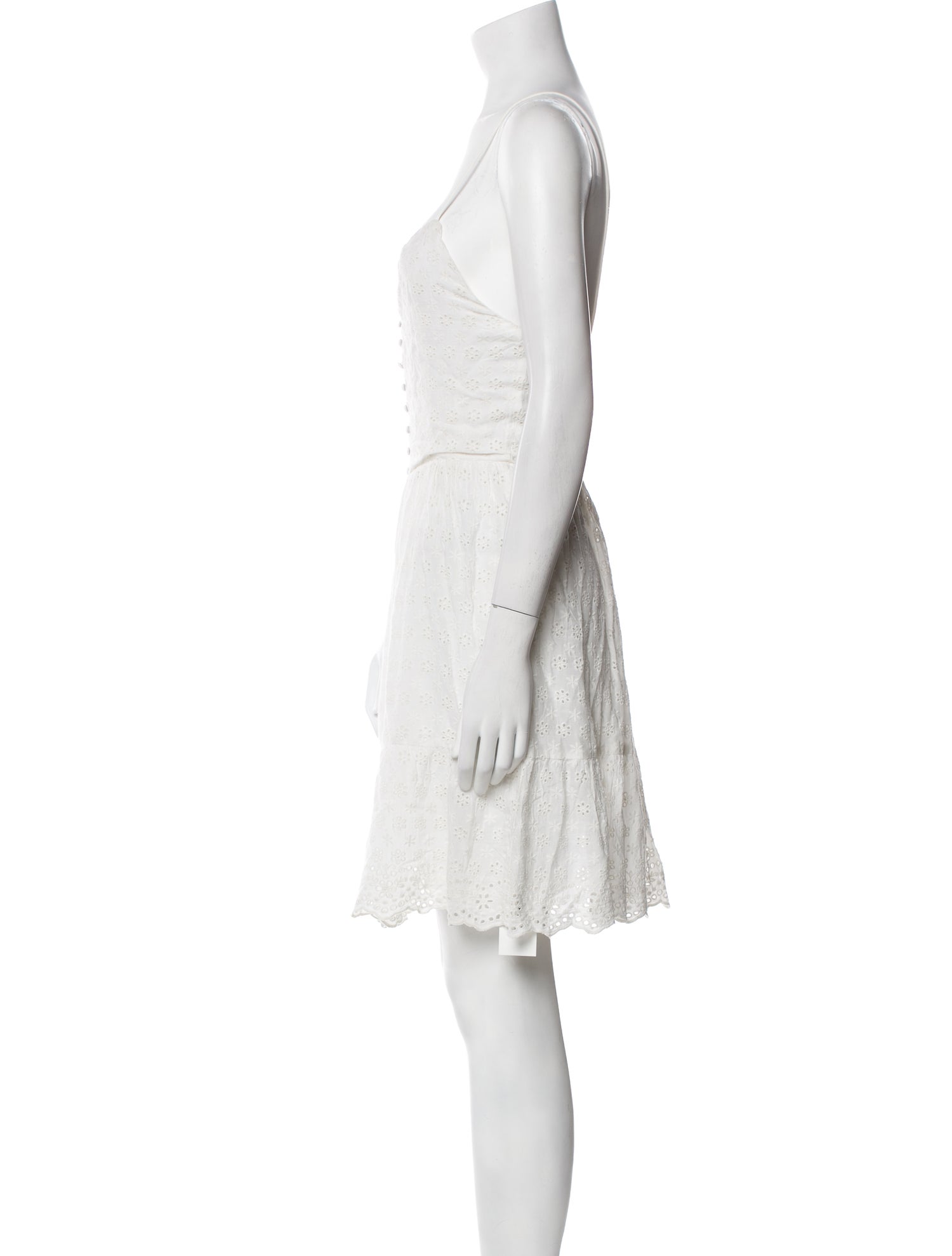 Alice + Olivia V-Neck Mini Dress
