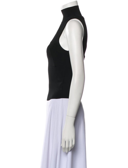 Alice + Olivia Turtleneck Sleeveless Crop Top
